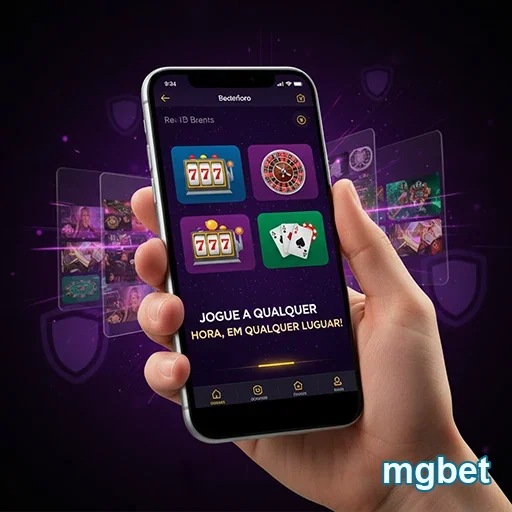 Acesso ao cassino online mgbet em dispositivo móvel.