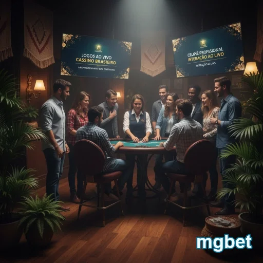 Jogadores interagindo em cassino ao vivo na mgbet.