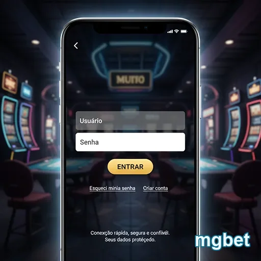 Tela de login do mgbet para acesso seguro.