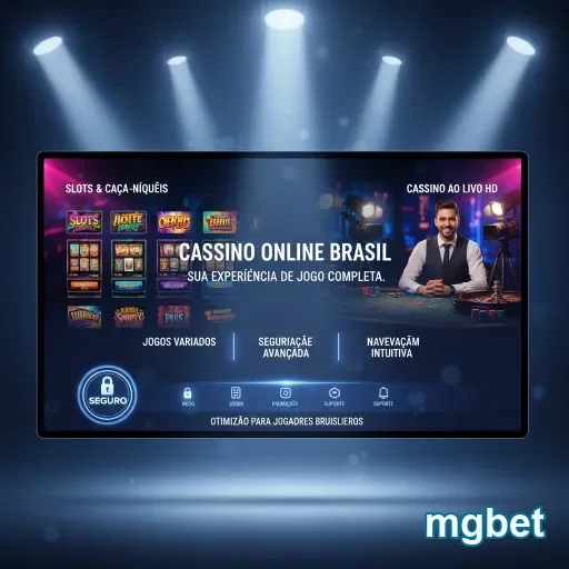 Tela do mgbet mostrando opções de cassino online Brasil.