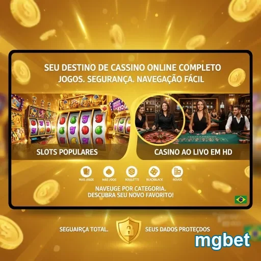 Serviços VIP da mgbet com slots e cassino ao vivo em HD.