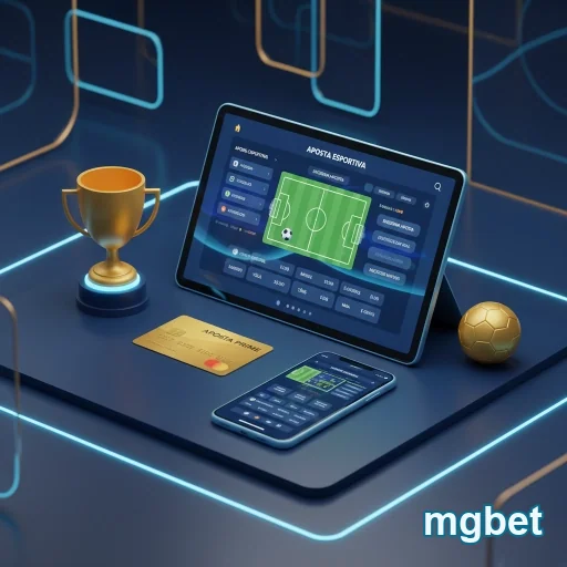 Tabela de apostas e troféus ilustrando a experiência na mgbet.