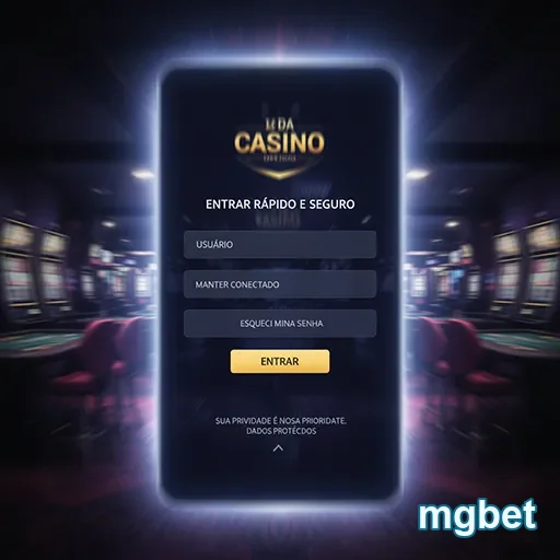 Tela de login da mgbet para acesso rápido e seguro.