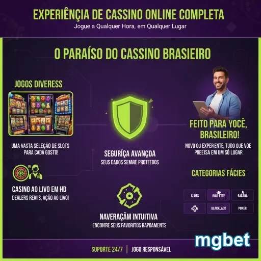 mgbet apresenta interface intuitiva para acesso a cassino online.