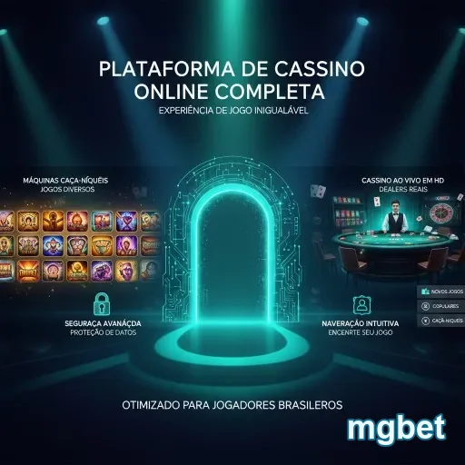 Imagem da plataforma de cassino online segura da mgbet.