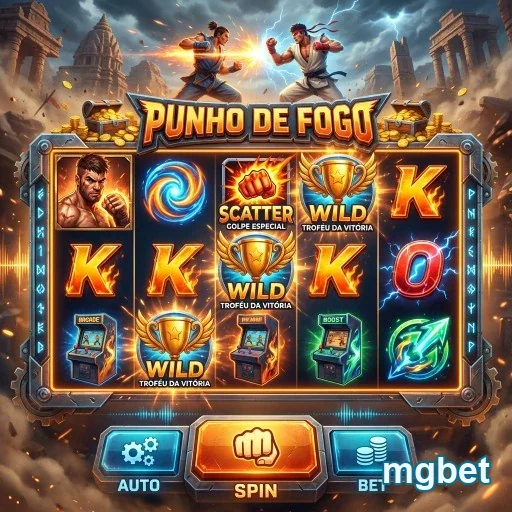 Jogos de slot 'Punho de Fogo' disponíveis na mgbet.
