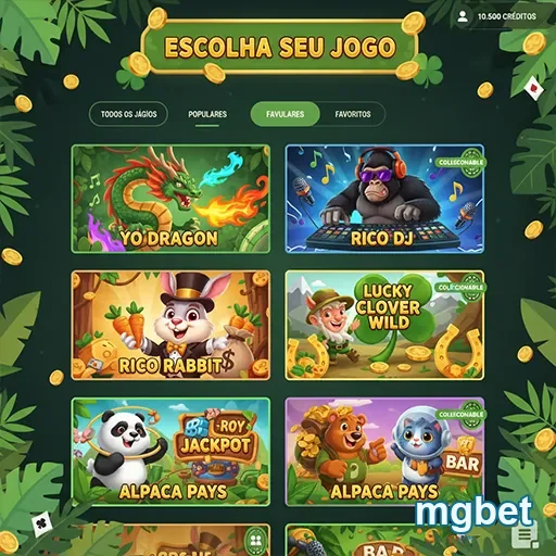Jogos populares em tela do celular no mgbet para VIPs.